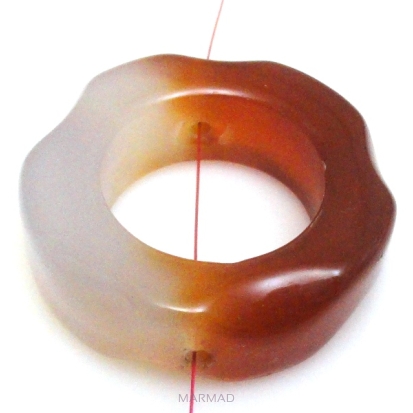 Agat na wisior - donut 45mm