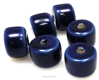 Ceramika niebieska - walec 13x10mm