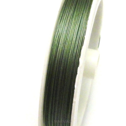 Linka jubilerska - średnica 0,45mm - zielona