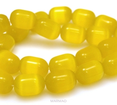 Uleksyt - oliwka 16x12mm - żółty  cytrynowy