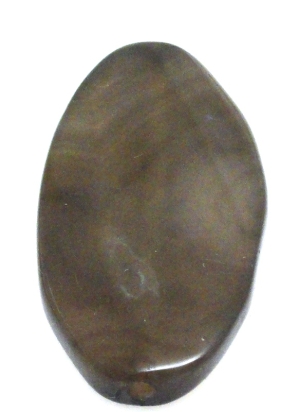 Agat - na zawieszkę owal twist 49x25x6mm