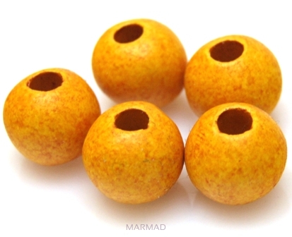 Ceramika matowa - kula 16mm - żółta