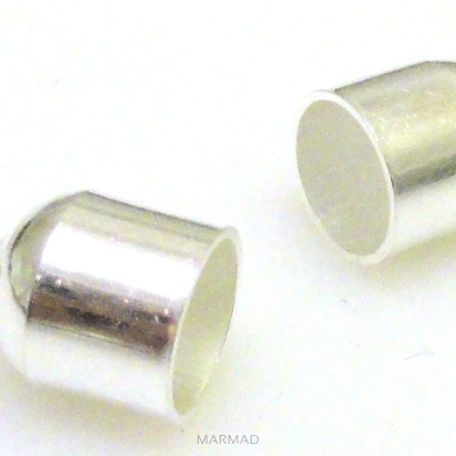 Końcówki do rzemieni 7mm - srebro 925 - 1 para