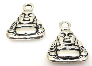 Zawieszka - siedzący Budda 20x16mm