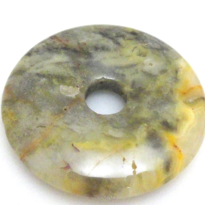 Agat - na wisior - donut 40mm