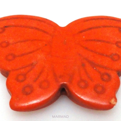 Howlit - motyl pomarańczowy 40x30mm