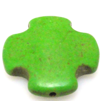 Howlit - krzyż 25x25mm - zielony
