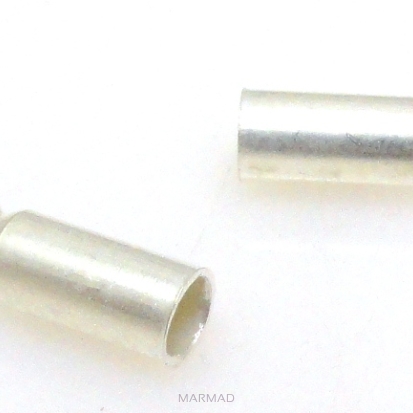 Końcówki do rzemieni 3mm - srebro 925 - 1 para