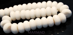 Coral white - roundel 18x10mm