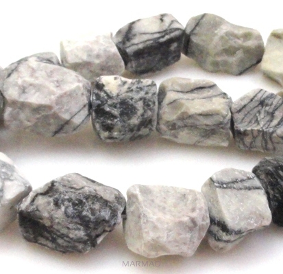 Jaspis picasso - surowe kamienie