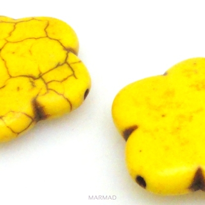 Howlit - kwiatek 25mm - żółty