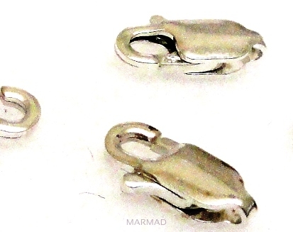 Karabińczyk 10mm - srebro 925