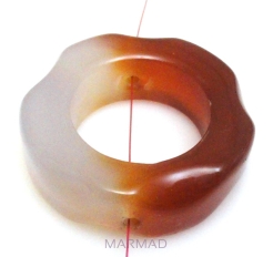 Agat na wisior - donut 45mm